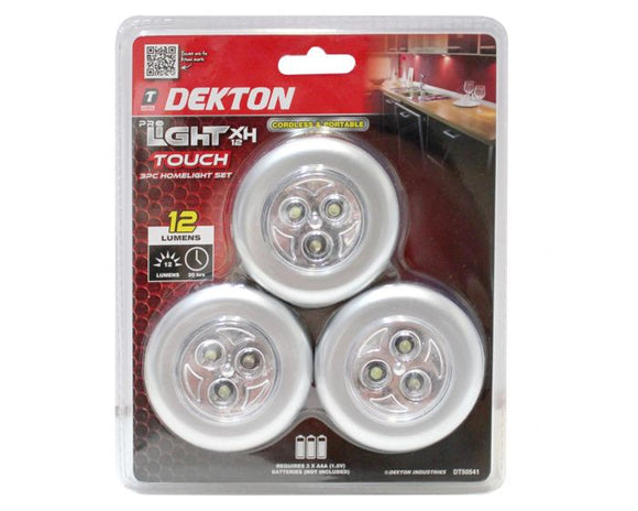 Dekton Pro Light XH12 Touch 3 pc Homelight Set - 50541