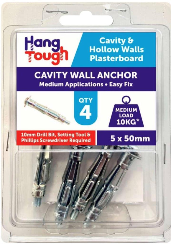 Hang Tough Cavity Anchor With Pan Head Screw 5.0 X 50mm - 8503