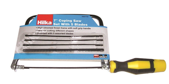 Hilka 7 Coping Saw Set With 5 Blades - 45801705