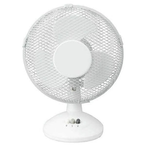 Daewoo 9" Table, Portable Desk Fan White - COL1062