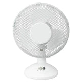 Daewoo 9" Table, Portable Desk Fan White - COL1062
