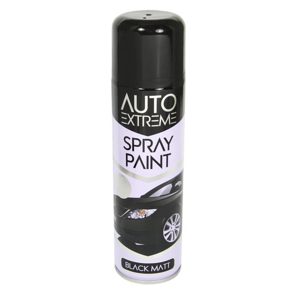 RAPIDE Auto Extreme Automotive Spray Paint Matt Black 250ML 1900