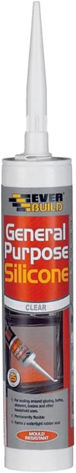 Everbuild General Purpose Silicone C3 Clear 280ml - 467060