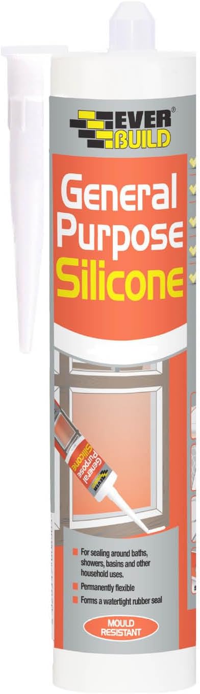 Everbuild General Purpose Silicone C3 White 280ml - 467061