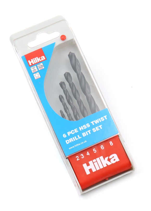 Hilka 6 pce HSS Drill Bit Set - 49707006