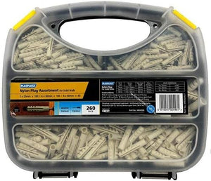 Nylon Plug Assorment For  solid walls NPA300