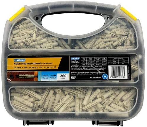 Nylon Plug Assorment For  solid walls NPA300