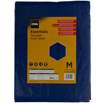 Coral Essentials Tarpaulin 3.5x2.6m 72211