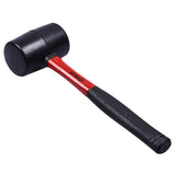 16oz (450g) Black rubber mallet with fibreglass shaft A1580