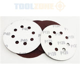 Toolzone 5Pc 125Mm Hook & Loop Pex Discs AB004