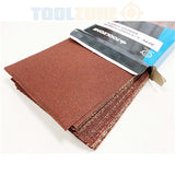 Toolzone 30Pc 1/3Rd Sheet Pads Assorted Grit AB006