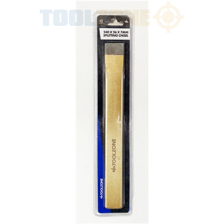 Toolzone 240 X 26 X 7mm Crv Splitting Chisel-AU078