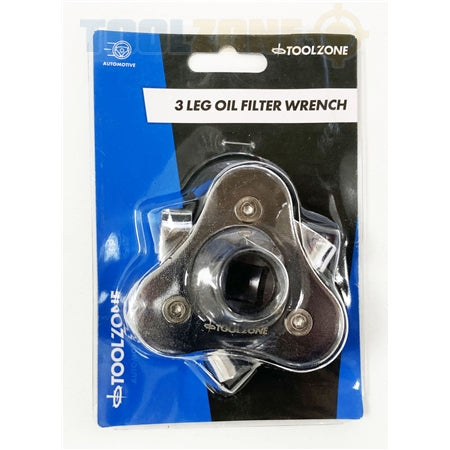 Toolzone 3 Leg Oil Filter Wrench Dual DR - AU205