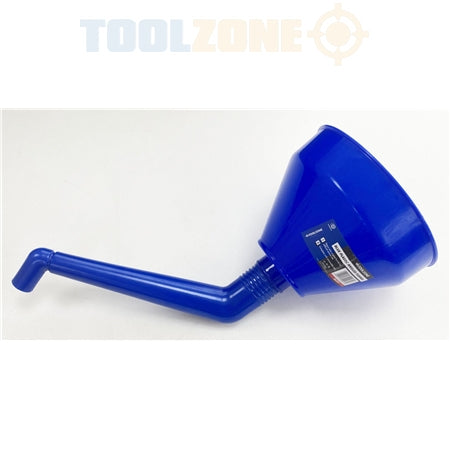 Toolzone Blue Plastic Angled Funnel AU391