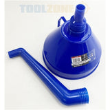 Toolzone Blue Plastic Angled Funnel AU391