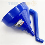 Toolzone Blue Plastic Angled Funnel AU391