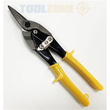 Toolzone Yellow STR. Aviation Tin Snips - CT034