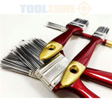 Toolzone 10Pc Paint Brush Set Nylon Bristle DC143