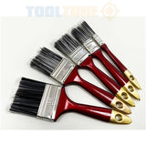 Toolzone 10Pc Paint Brush Set Nylon Bristle DC143