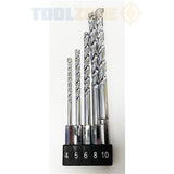 Toolzone 5Pc Hex Shank Masonry Drill Set DR028
