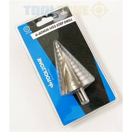 ToolZone 6-60mm Hss Step Drill - DR036