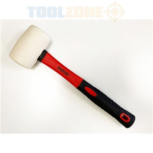 Toolzone 16Oz White Fibre Rubber Mallet HM110