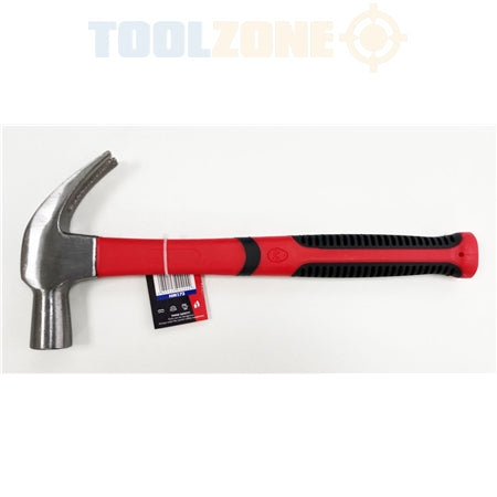 Toolzone 20 Oz Fibre Handle Claw Hammer HM173