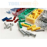 Toolzone 285Pc Wall Plug And Screw Set HW206