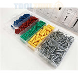 Toolzone 285Pc Wall Plug And Screw Set HW206