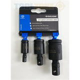 Toolzone 3Pc 1/4, 3/8, 1/2" Dr Impact U.J.Set SS227