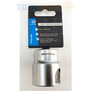 Toolzone 27Mm 1/2" Dr. Fuel Filter Sockt SS246