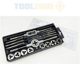 Toolzone 20pc Budget Carbon Steel Tap & Die MM-TP101