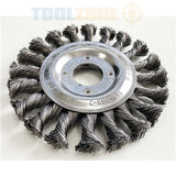 Toolzone 22.2mm Bore Prof Flat Wire Wheel - WB007