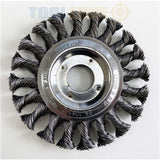 Toolzone 22.2mm Bore Prof Flat Wire Wheel - WB007