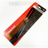Toolzone 9" Hardwood Bevel Brass Inlay WW028