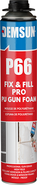 P66 Fix & Fill Pro Pu Gun Foam 750ML DS01104