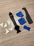 Silicone Caulking Tool Kit Remover and Scraper With Pads for Bathroom Kitchen Finishing and Smoothing Sealant Grout Removal Tools - X001DL