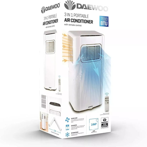 Daewoo 9000 BTU PORTABLE AIR CONDITIONER - COL1318GE