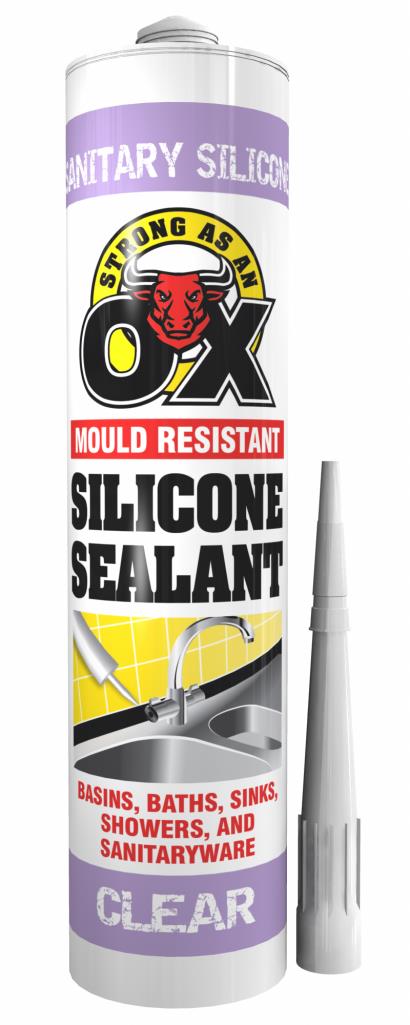 RAP SAAO Mould Resistant Clear Silicone Sealant 300ML 3193
