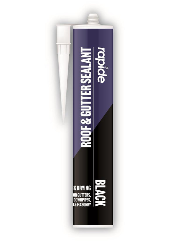 RAP Cartridge  Roof & Gutter Sealant Black 260ML 5968