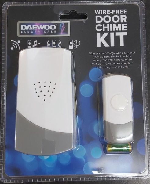 Daewoo AC Cordless Doorchime Kit ELA1161