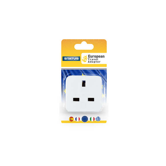 Status 2-Way European Travel Adaptor SEUR02WAYAB112