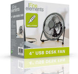 Daewoo  4" USB Fan - Black - COL1147GE1