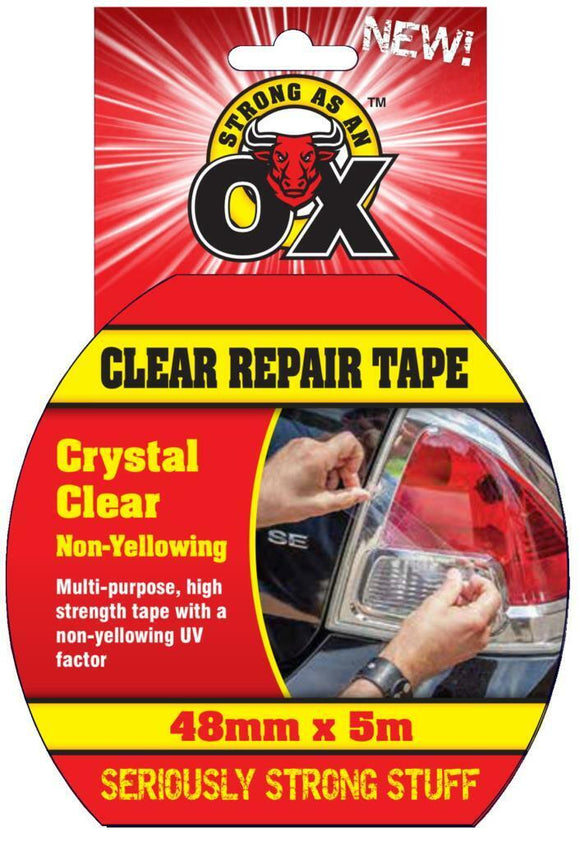 Rapide Strong As An Ox 48mm X 5m Clear Repair Tape 2972