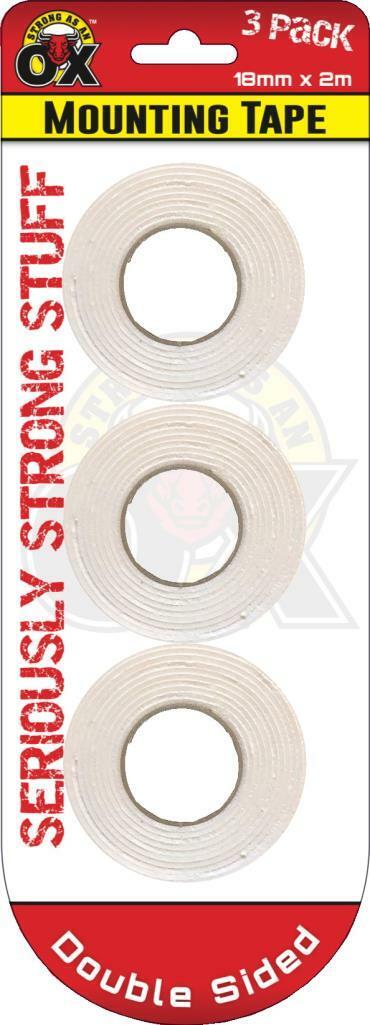 Rapide 3 Rolls Double Sided Mounting  Tape 2975
