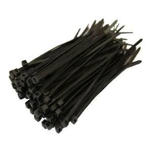 Toolzone 40pc 12 Black Cable Ties - EL128