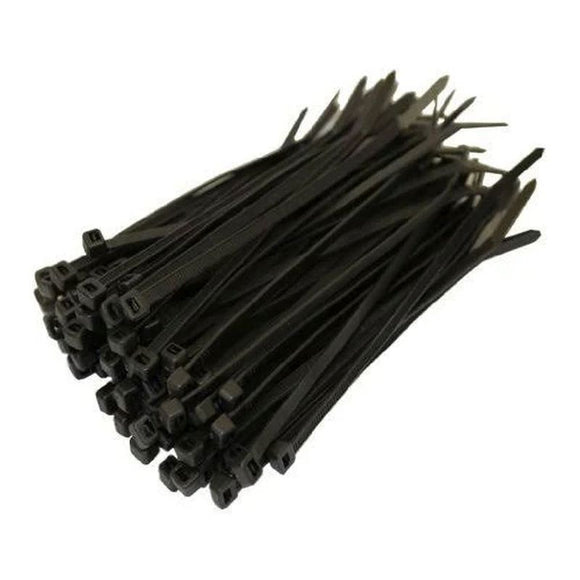 Toolzone 40pc 12 Black Cable Ties - EL128