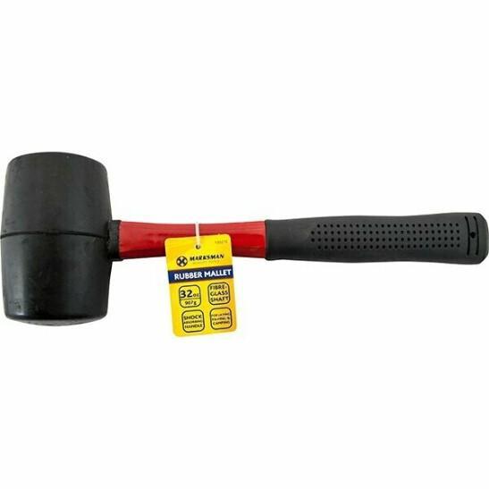Marksman 32oz Rubber Mallet With Fibre Glass Handle - 53021