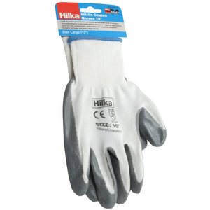 Hilka Large 10" Nitrile Coated Work Gloves-75030010