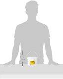 Stanley Tools Plastic Paint Kettle 1 Litre - STRKKG00